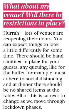 What about my venue  Will there be restrictions in place  Hurrah   lots of venues are reopening their doors  You can    