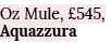 Oz Mule,  545, Aquazzura