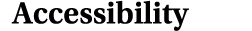 Accessibility