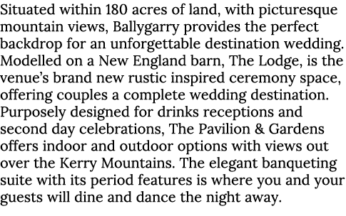 Situated within 180 acres of land, with picturesque mountain views, Ballygarry provides the perfect backdrop for an u...