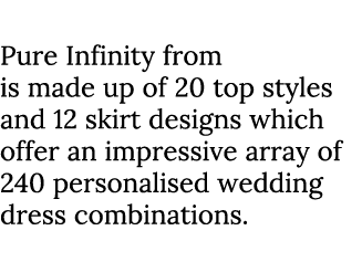 Perfect Pairing Pure Infinity from Riki Dalal is made up of 20 top styles and 12 skirt designs which offer an impress...