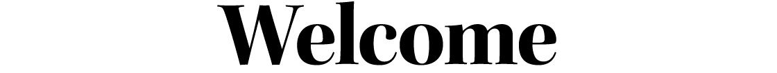 Welcome