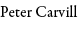 Peter Carvill