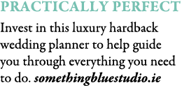 PRACTICALLy PERFECT Invest in this luxury hardback wedding planner to help guide you through everything you need to d...