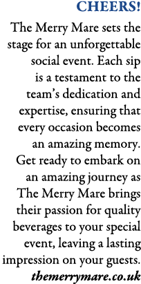 Cheers! The Merry Mare sets the stage for an unforgettable social event. Each sip is a testament to the team’s dedica...