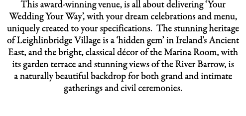 This award-winning venue, is all about delivering ‘Your Wedding Your Way’, with your dream celebrations and menu, uni...