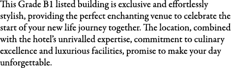 This Grade B1 listed building is exclusive and effortlessly stylish, providing the perfect enchanting venue to celebr...