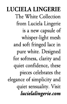 Luciela Lingerie The White Collection from Luciela Lingerie is a new capsule of whisper light mesh and soft fringed l...