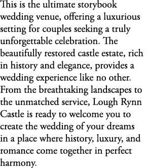 This is the ultimate storybook wedding venue, offering a luxurious setting for couples seeking a truly unforgettable ...