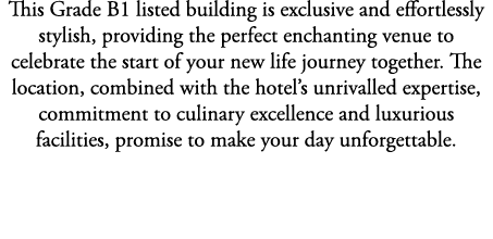 This Grade B1 listed building is exclusive and effortlessly stylish, providing the perfect enchanting venue to celebr...