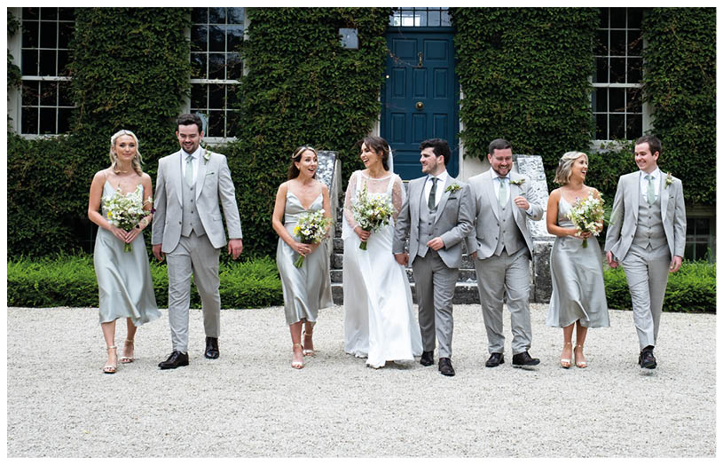 Wedding portraits at Ballintubert House