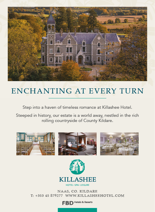 A brochure for the Kilshane Hotel. Description generated by AI