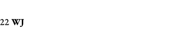 22 WJ