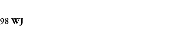 98 WJ