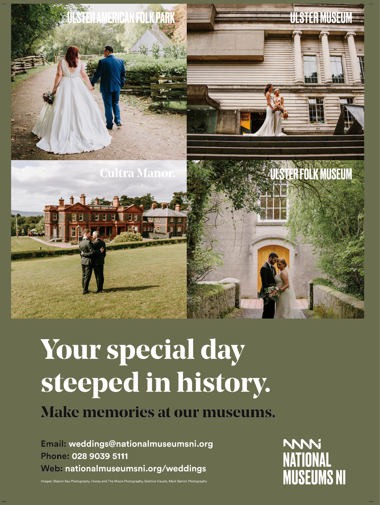 A wedding photo with a bride and groom. Description generated by AI