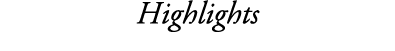 Highlights 