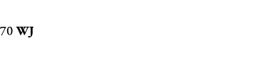 70 WJ