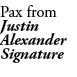 Pax from Justin Alexander Signature
