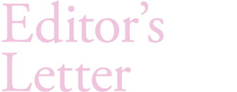Editor’s Letter