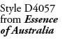 Style D4057 from Essence of Australia