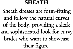 Sheath Sheath dresses are form fitting and follow the natural curves of the body, providing a sleek and sophisticated...