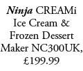 Ninja CREAMi Ice Cream & Frozen Dessert Maker NC300UK, £199.99