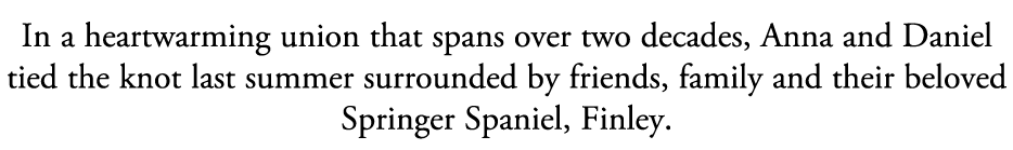 In a heartwarming union that spans over two decades, Anna and Daniel tied the knot last summer surrounded by friends,...