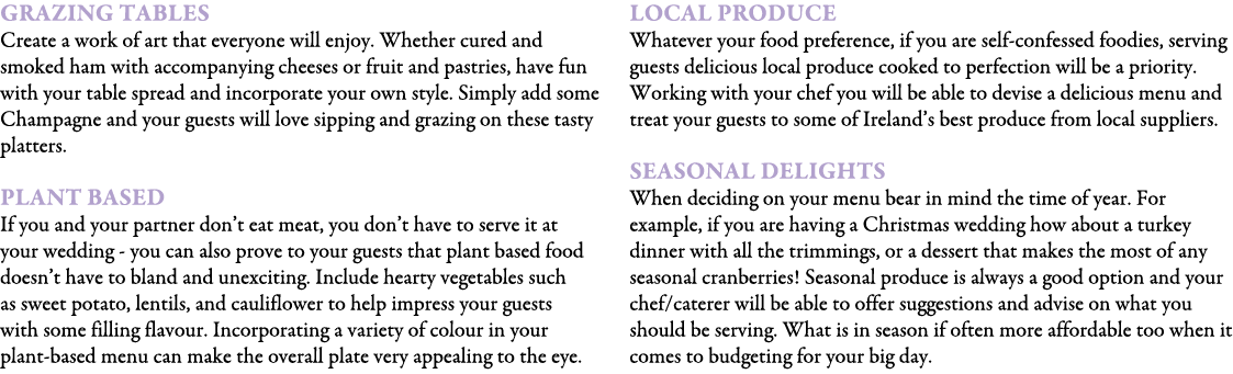 Grazing Tables Create a work of art that everyone will enjoy. Whether cured and smoked ham with accompanying cheeses ...