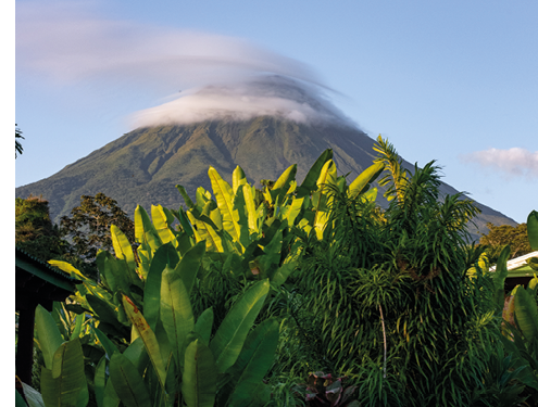Arenal volcano from Costa Rica