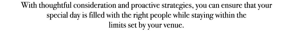 With thoughtful consideration and proactive strategies, you can ensure that your special day is filled with the right...