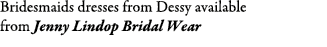 Bridesmaids dresses from Dessy available from Jenny Lindop Bridal Wear 