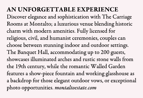 An Unforgettable Experience Discover elegance and sophistication with The Carriage Rooms at Montalto; a luxurious ven...