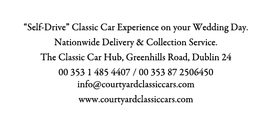 Courtyard Classic Cars “Self Drive” Classic Car Experience on your Wedding Day. Nationwide Delivery & Collection Serv...