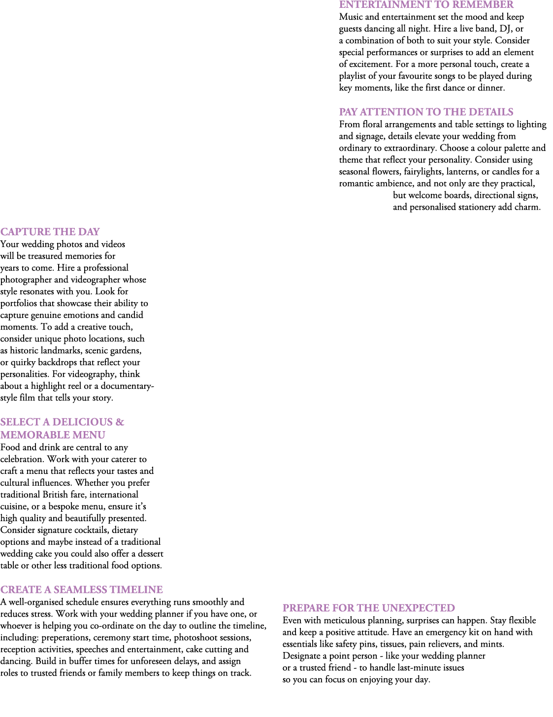 Capture the Day Your wedding photos and videos will be treasured memories for years to come. Hire a professional phot...