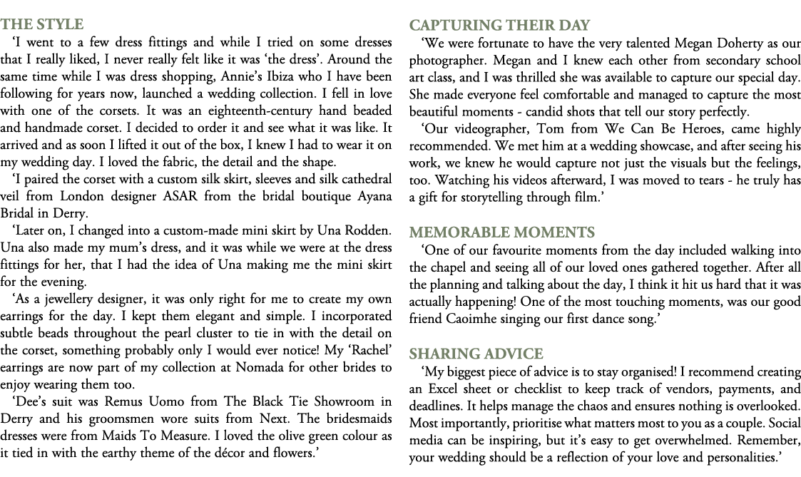  The Style ‘I went to a few dress fittings and while I tried on some dresses that I really liked, I never really felt...