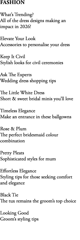 FASHION What’s Trending? All of the dress designs making an impact in 2026! Elevate Your Look Accessories to personal...