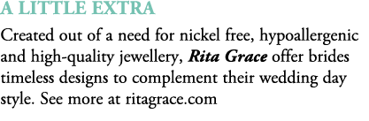 A Little Extra Created out of a need for nickel free, hypoallergenic and high quality jewellery, Rita Grace offer bri...