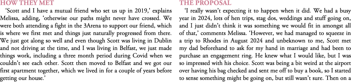 How They Met ‘Scott and I have a mutual friend who set us up in 2019,’ explains Melissa, adding, ‘otherwise our paths...