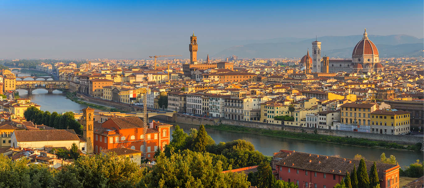 Florence panorama city skyline, Florence, Italy