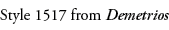 Style 1517 from Demetrios