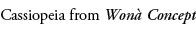 Cassiopeia from Won Concept