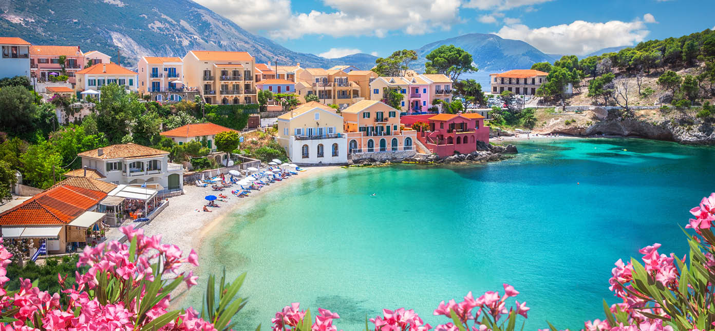 Assos village in Kefalonia, Greece
