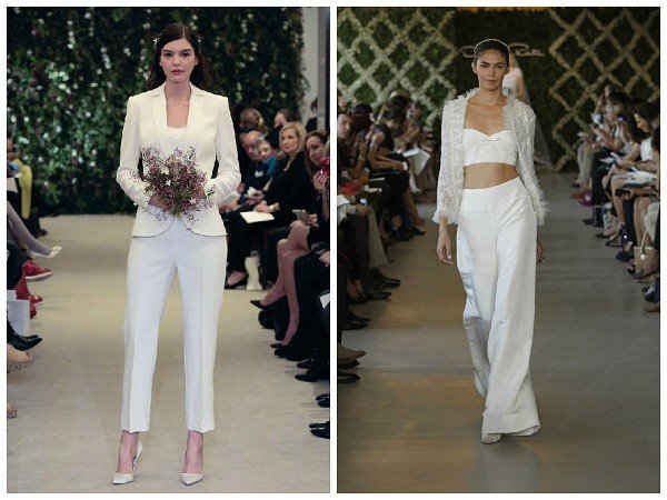 wedding pants suits for brides