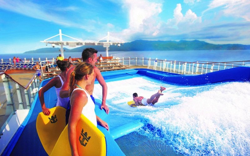 water slide on cruise ship