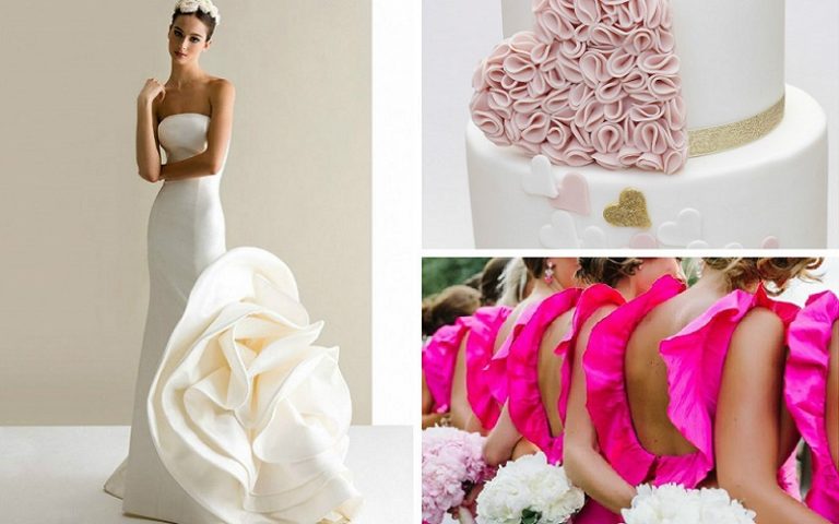 Host a ruffle theme wedding