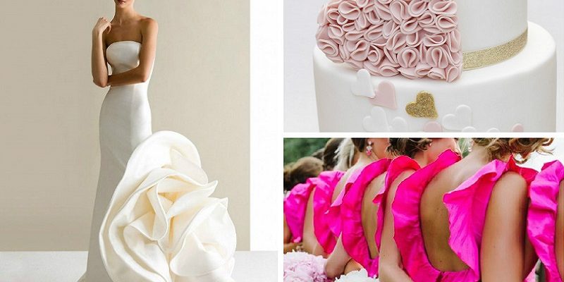 Host a ruffle theme wedding