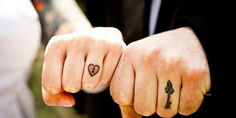 matching wedding tattoos
