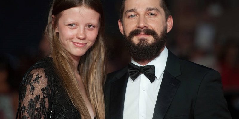 mia goth and shia lebeouf