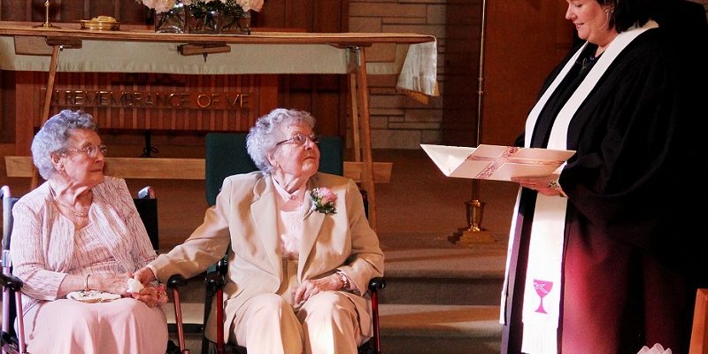 pensioner same sex marriage