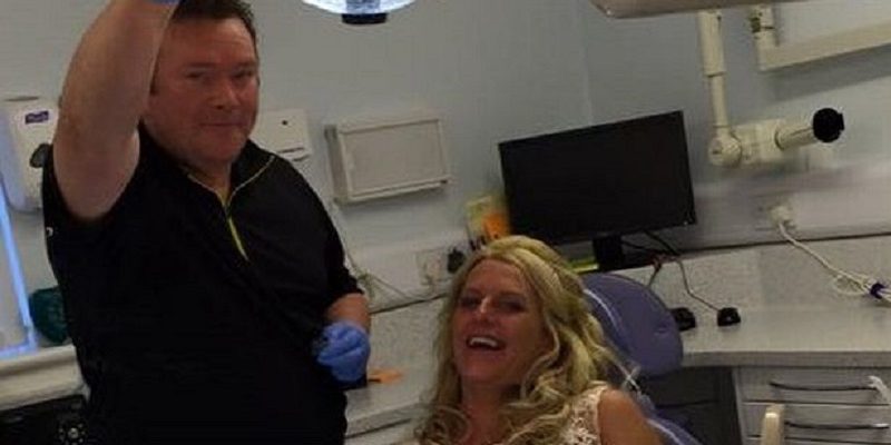 Bride ends up on dentist’s chair on her wedding day